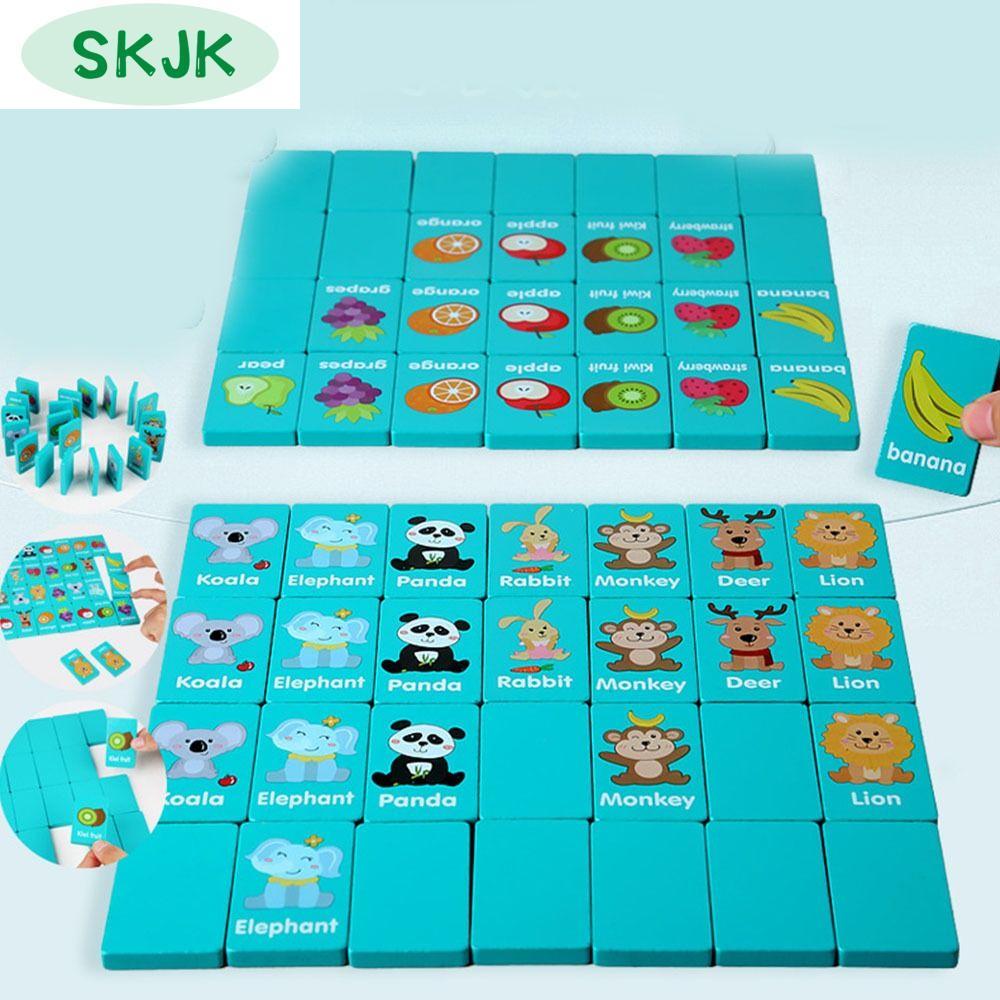 SKJK ทำจากไม้ เกมไพ่นกกระจอกเล่นไพ่คนเดียวหน่วยความจำ สัตว์ผลไม้ การศึกษาก่อนวัย ของเล่นตัวต่อเพื่อการเรียนรู้ในช่วงต้น สร้างสรรค์และสร้างสรรค์ พลิกเพื่อชนะรางวัล เกมกระดานสำหรับครอบครัว บล็อกสำหรับเด็ก ราคา 533 บาท*ส่งฟรี