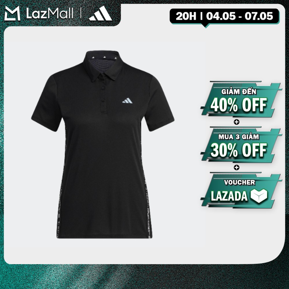 [20H 4.5-2H 5.5-MUA 3 GIẢM 30%] adidas Đánh gôn Áo Polo HEAT.RDY Nữ Đen HT0037