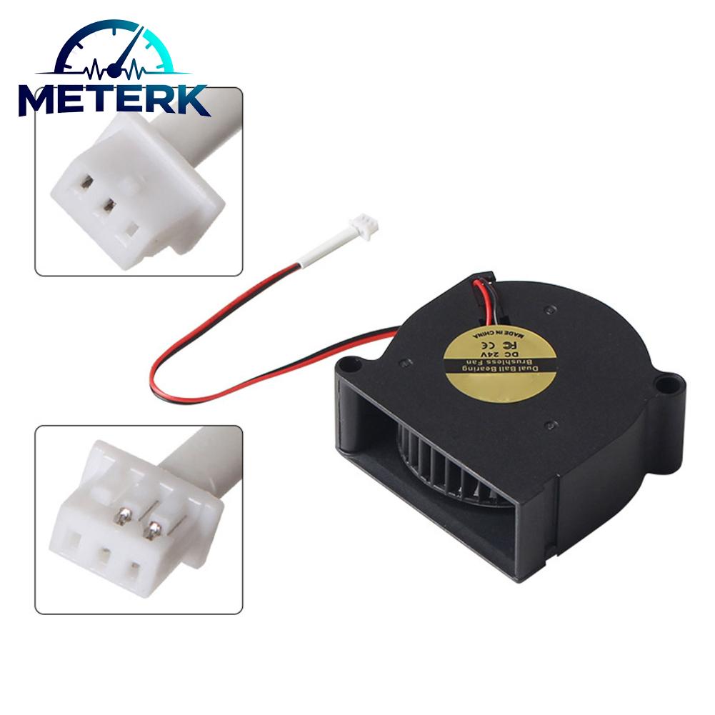 Meterk In Quạt Tản Nhiệt 2 Chiếc 24V 3D Máy In Quạt Làm Mát PH1.25-3P Nhà Ga Nhiều Lá Cho SV08 Giá 181,000 Đồng*Miễn phí vận chuyển