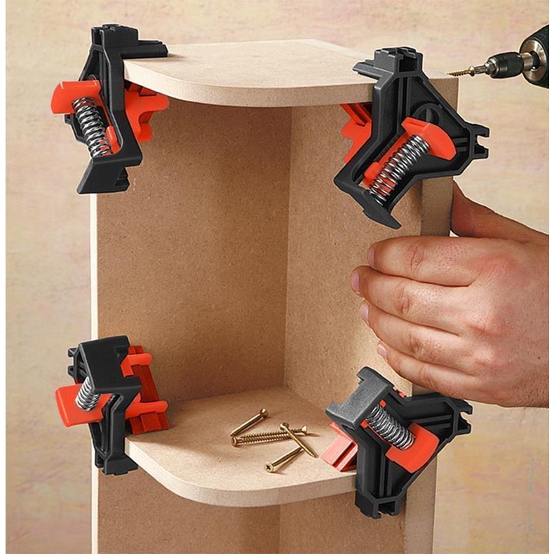 Kẹp góc vuông gỗ Vam kẹp gỗ kính góc 90 độ - ê tô kẹp góc vuông mini kẹp góc vuông nhanh Shop X13
