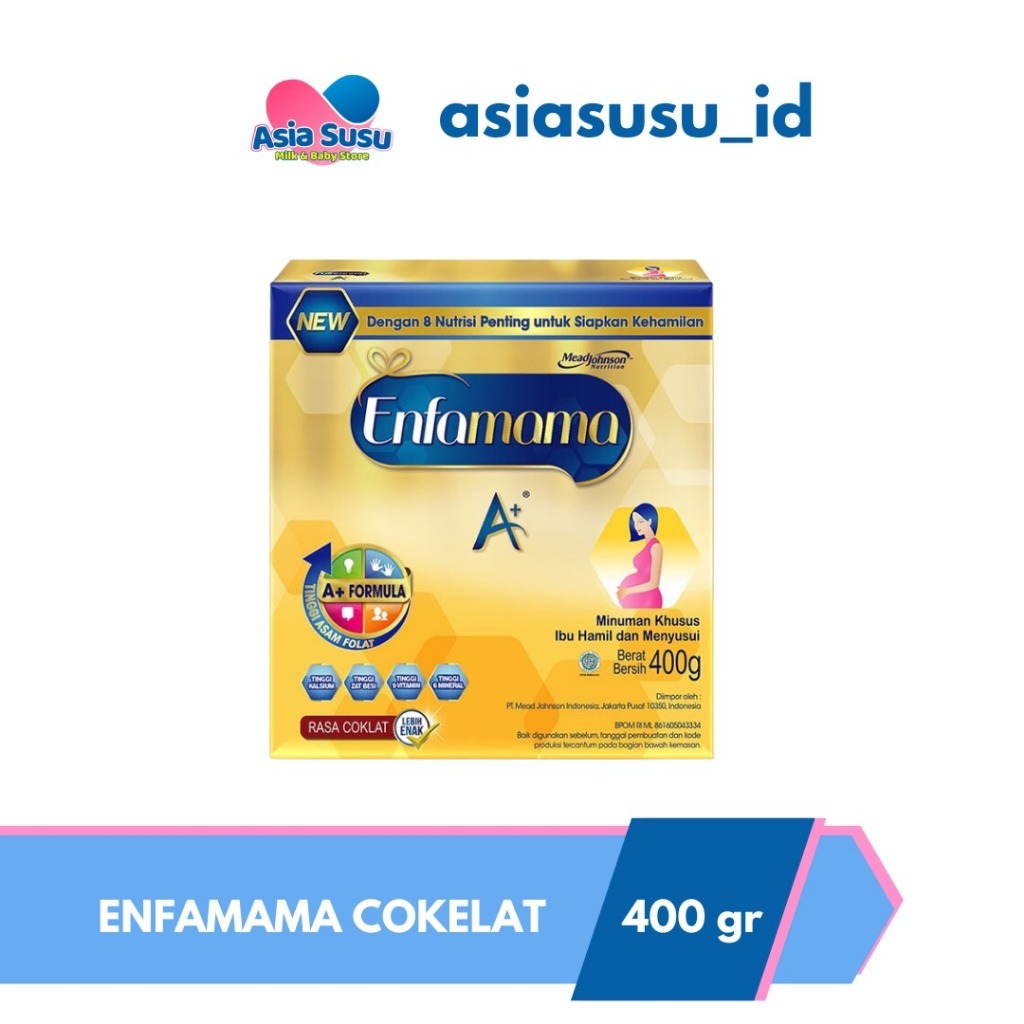 Enfamama A+ Susu Ibu Hamil dan Menyusui Cokelat 400 gr
