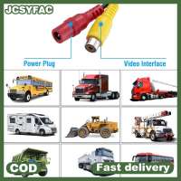 JCSYFAC Xe Tải xe buýt Trailer RV điểm mù phía sau xem xe ngược AV Camera LED tầm nhìn ban đêm