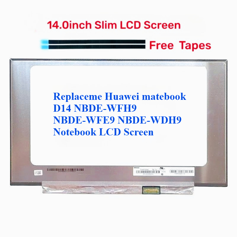 Dalle écran 14 Pouces Pour Huawei Matebook D14 - Full HD 1920x1080 - 30 Broches - Remplacement Neuf