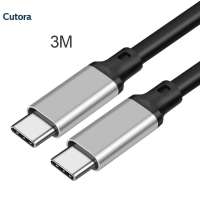 Cutora USB C to USB C 3.2 Gen 2 Cable Video Cable Type C PD 100W 5A Fast Charging For Book Pro SSD 4k 60Hz Display Monitor Cable