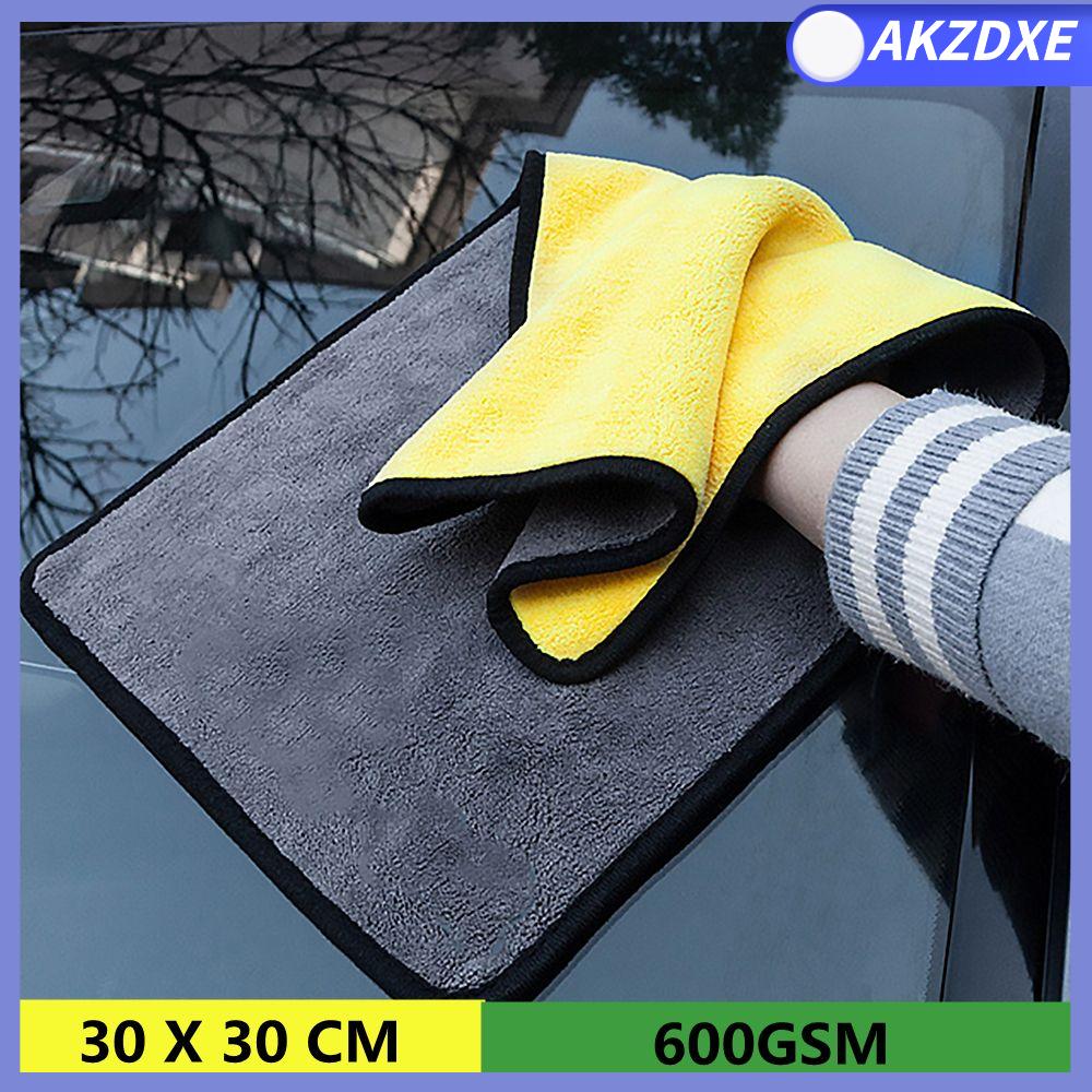 AKZDXE Giặt ghế   Siêu thấm hút   30X30CM   Làm sạch vải sấy  Khăn lau ô tô   Sợi nhỏ   Giẻ lau