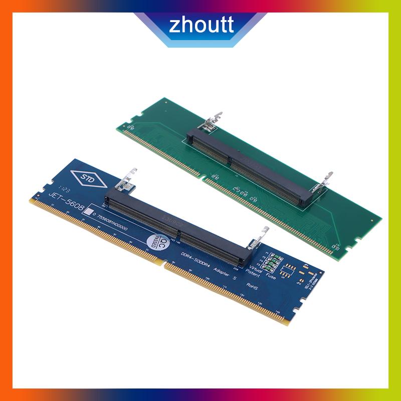 zhoutt DDR3 DDR4 DDR5 máy tính xách tay SO-DIMM để máy tính để bàn chuyển đổi thẻ chuyển đổi Bộ nhớ RAM kết nối bộ chuyển đổi