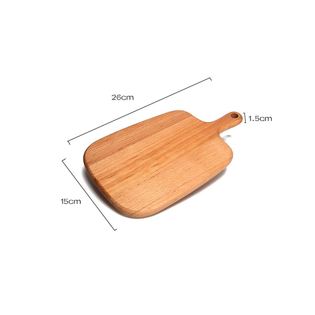 Yingke kiểu Bắc Âu sồi thớt cắt bánh mì cắt rau gỗ tự nhiên Bảng cắt Bảng cắt gỗ đặc dụng cụ làm bánh