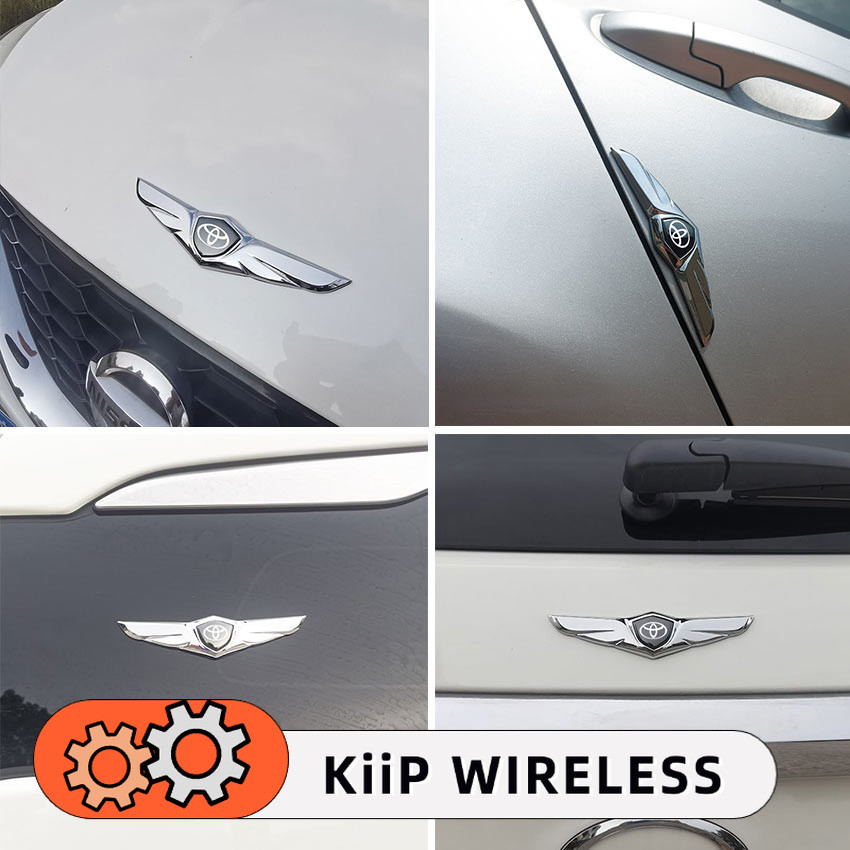 Sticker Emblem Logo Model Sayap Stiker Tempel Dekorasi Mobil Toyota Harga 79,000 rupiah*Gratis Ongkir