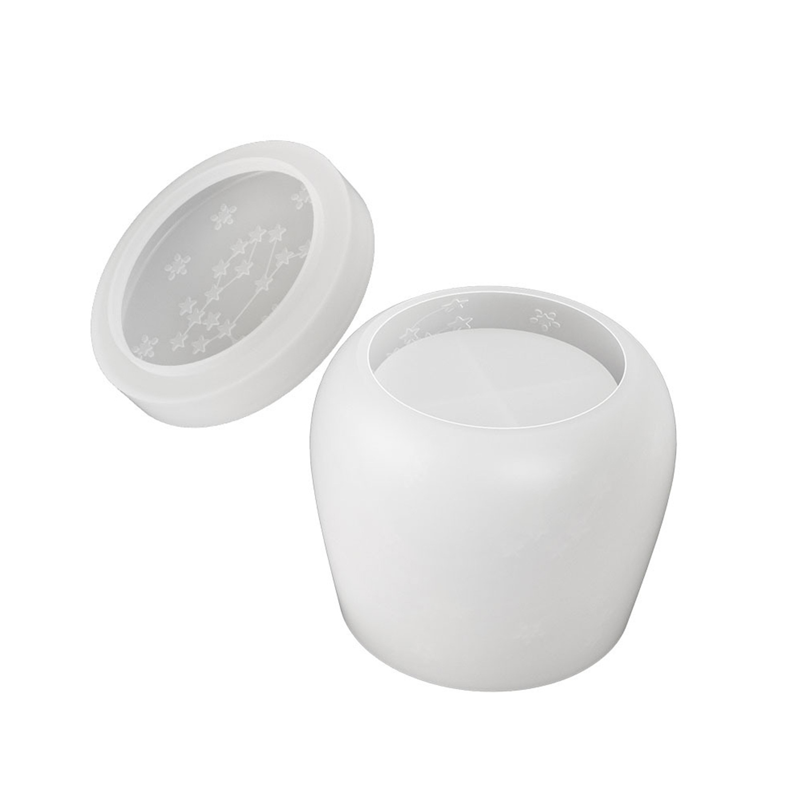 EMachinery Candle Holder Craft Mold Concrete Cast Mold Candle Holders Silicone Mold Candle Holders for Concrete Cast Wax Leak Prevention Cement Holder for Holiday Decorations Craft Gifts