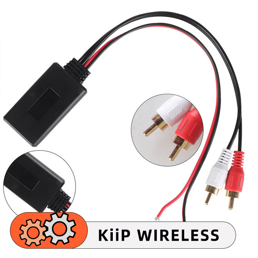 12V Bluetooth Receiver Wireless Car Audio Adapter AUX RCA Kabel untuk Pioneer IP BUS 11Pin dan Universal Harga 49,000 rupiah*Gratis Ongkir