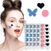 Laser Blue Film Butterfly Acne Patch by Colorful Irregular