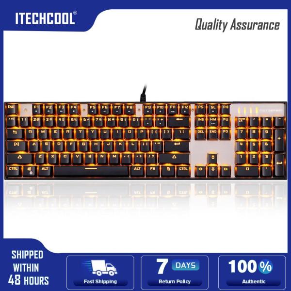 Motospeed K86 Gaming Mechanical Keyboard Wired 104 Keys Backlight Keyboard For PC Singapore