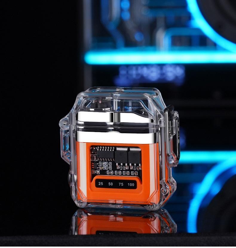 Bật Lửa Hồ Quang Chống Nước COB Đèn Trong Suốt Sạc Điện Giá 159,000 Đồng*Miễn phí vận chuyển