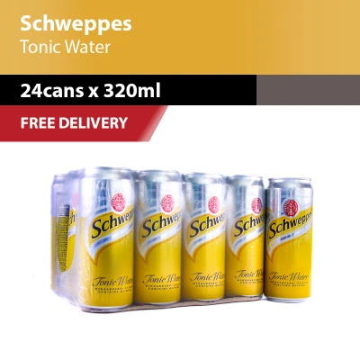 Schweppes Tonic Water 24 cans x 320ml