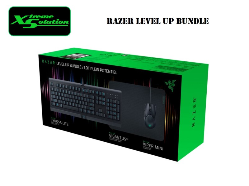 Razer Level Up Gaming Bundle with Keyboard, Mouse & Mousepad Singapore