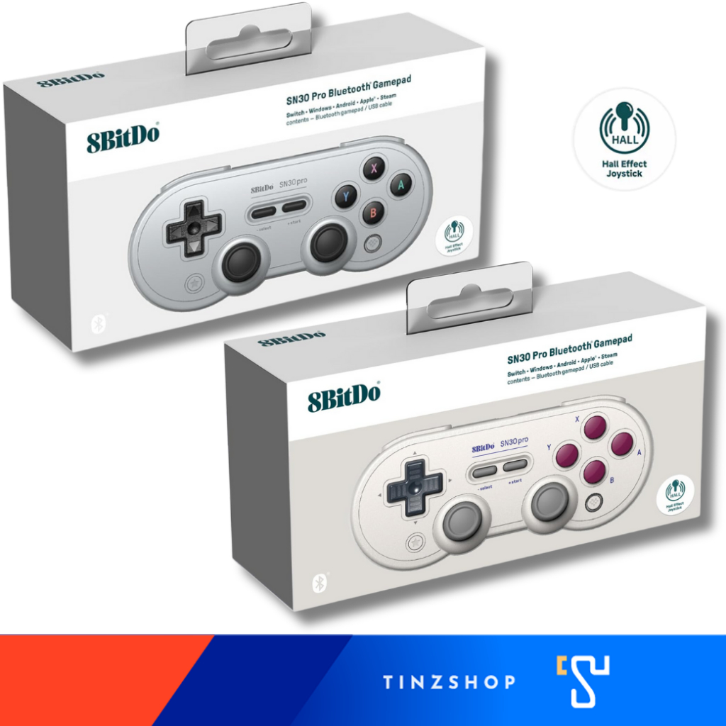 8Bitdo Sn30 Pro Bluetooth Controller, Update, Compatible with Switch, Pc, Macos, Android, Steam ราคา 1,089 บาท*ส่งฟรี
