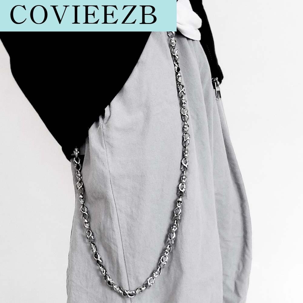 COVIEEZB ดี โซ่กางเกงลายหัวกะโหลก ปรับได้ วายทูเค ตกแต่งเอวด้วยโลหะผสมสไตล์พังค์ ตกแต่งกางเกงยีนส์ ฮิปฮอป โซ่กางเกงยีนส์ผู้ชาย ผู้หญิง ราคา 172 บาท*ส่งฟรี