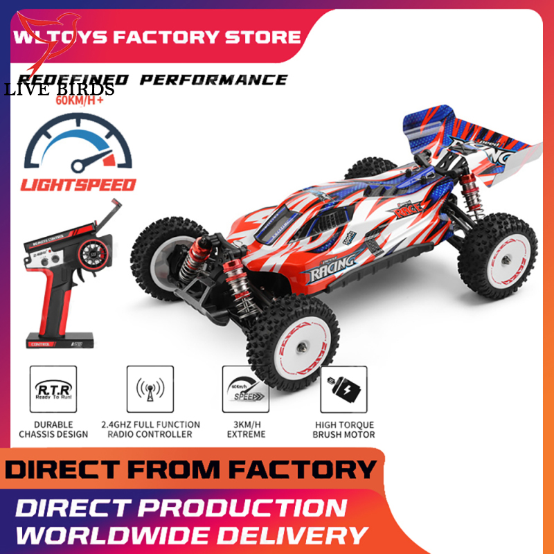 WLtoys 124008 1:12 RC Car 60KM/H High Speed 4WD Professional Remote Control Racing Car Brushless Electric Off-Road Drift Vehicle For Kids Gifts ราคา 3,764 บาท*ส่งฟรี