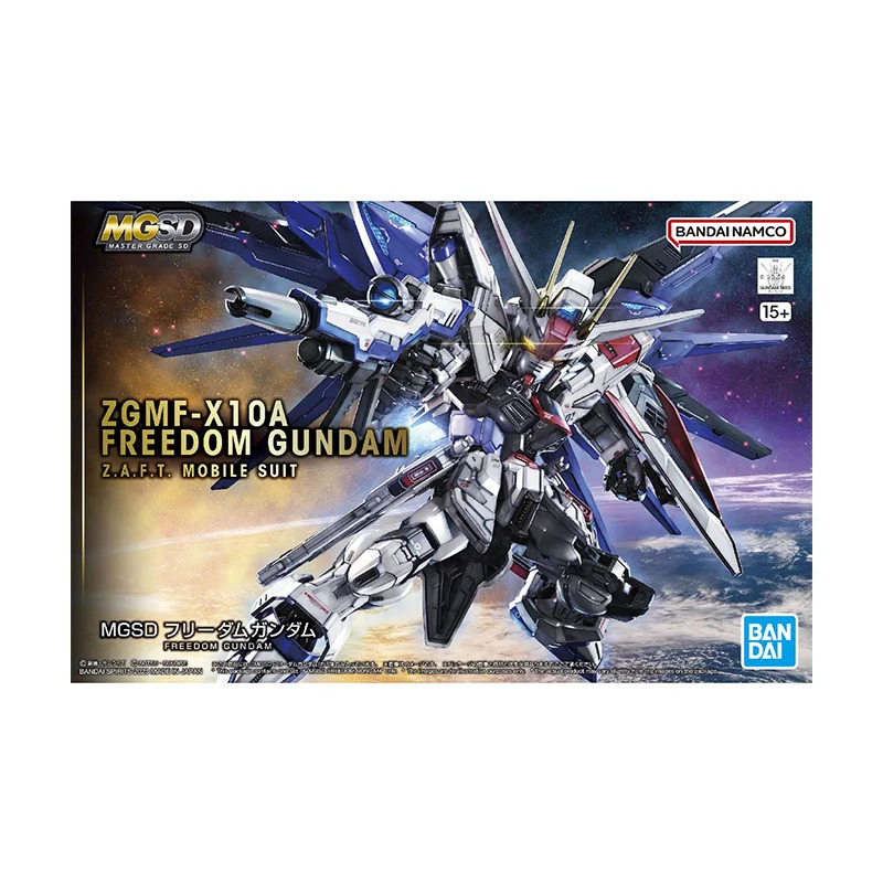 BANDAI  MGSD Wing Gundam Zero Ew Gundam Barbatos Freedom Gundam 10Cm Anime Bản gốc Hình ảnh hành độn