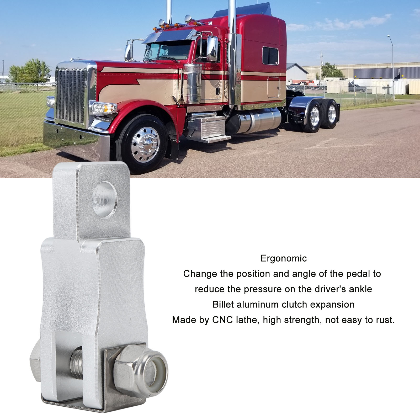 Chân côn Extender 2in mở rộng chân côn bạc cho 378 379 386 388 389