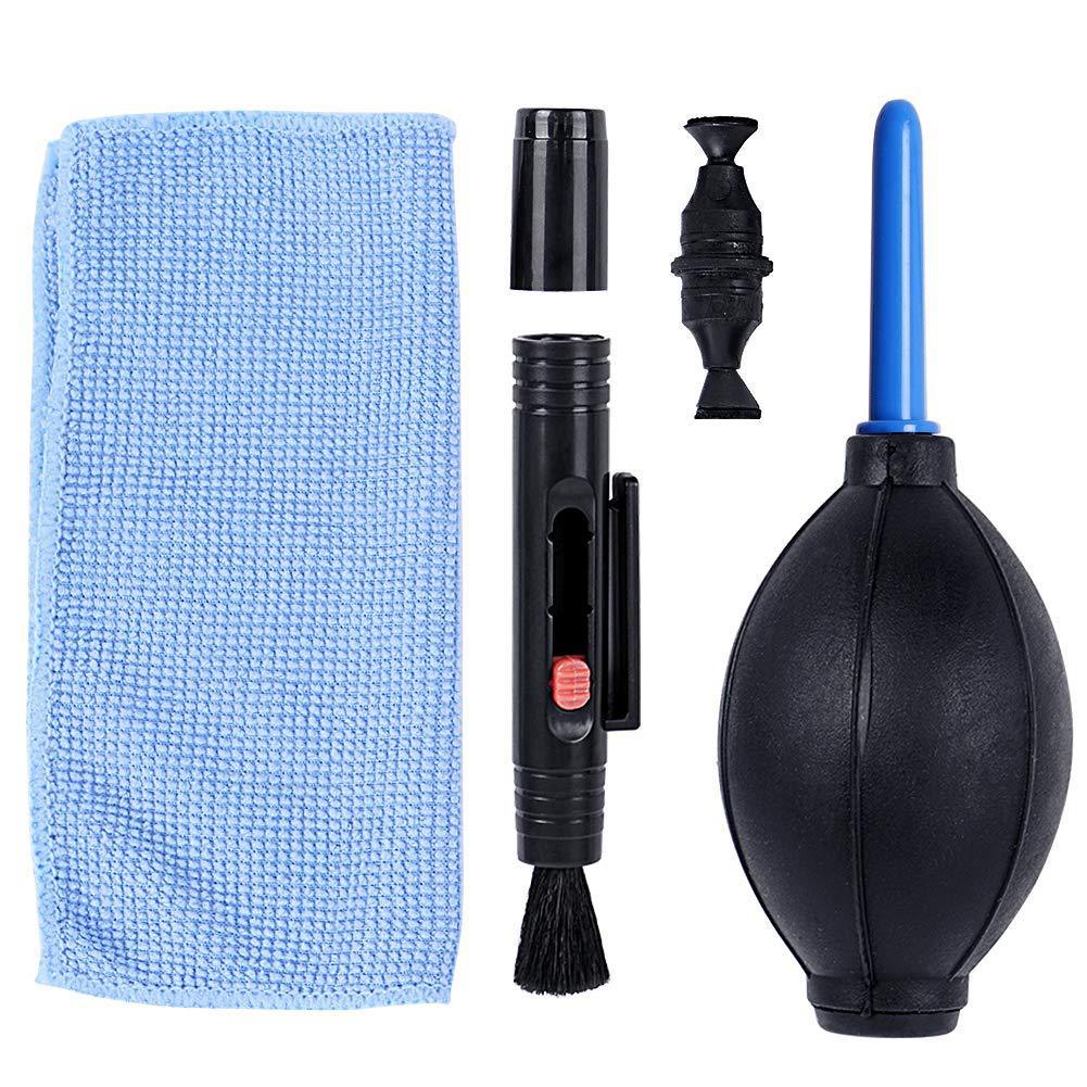 Combo bộ vệ sinh máy ảnh gồm 3 món Bóng thổi bụi + bút lau lens + khăn lau lens (không hộp)