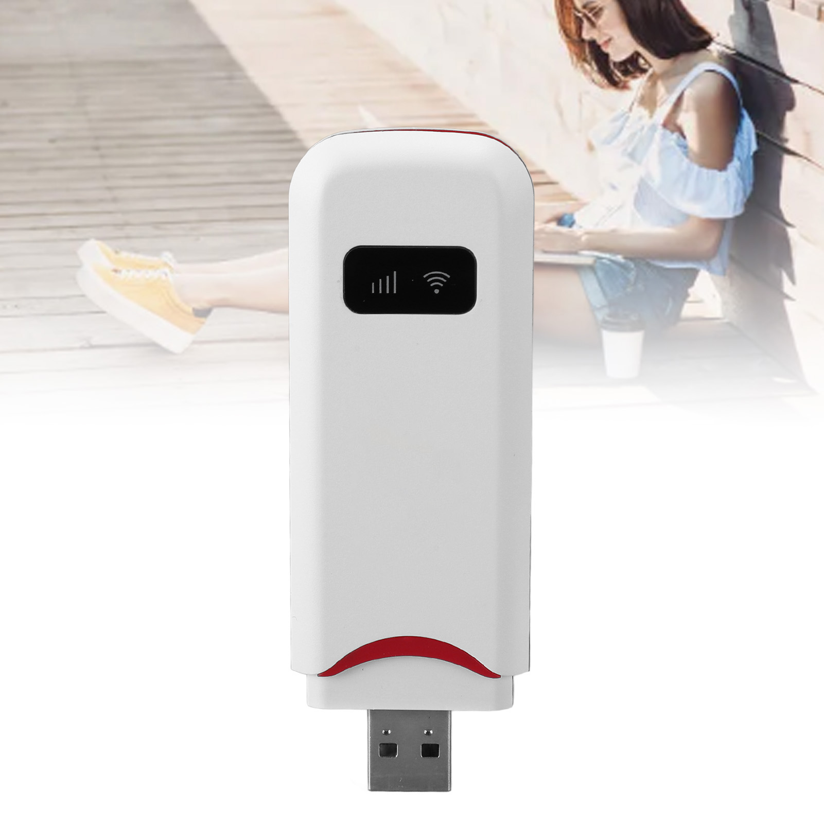 Garosa Modem USB 4G LTE chung có điểm truy cập WiFi Bảo mật công việc không dây nâng cao dành cho cắm và chạy Châu Âu Chia sẻ tối đa 10 người dùng cho máy tính TV thông minh