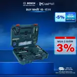 Bộ dụng cụ và phụ kiện BOSCH 108 món