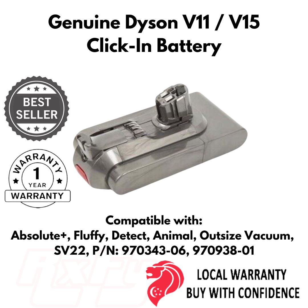 Dyson V12 Detect Slim Battery Replacement 25.2V 5000Mah Li-Ion For