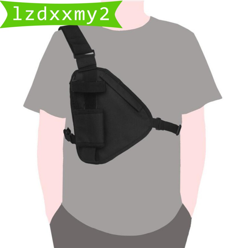 Newest Adjustable Tactical Chest Rig Bag Multifunctional Hop Front Packs Black