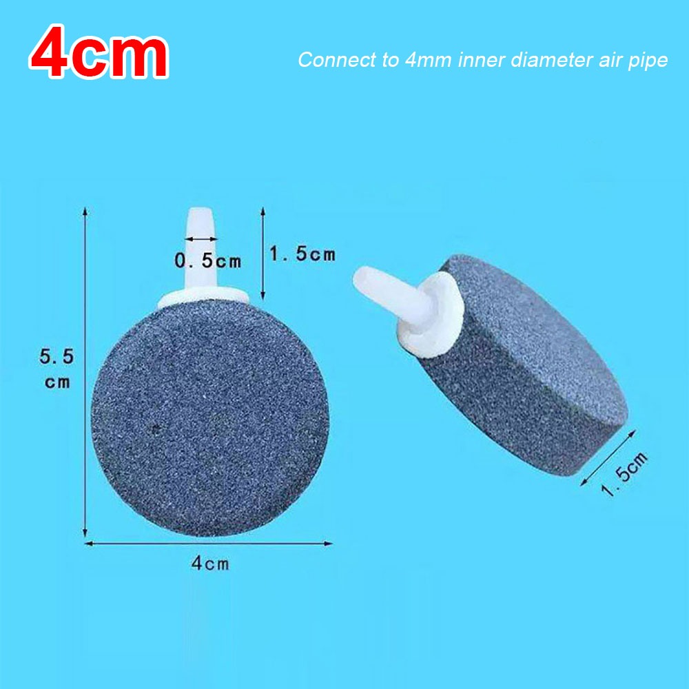 PZJBDI SHOP 1Pcs 4/6/8/10cm Đá bong bóng bể cá Thiết thực Tròn Tấm oxy thủy canh  Máy sục khí đá không khí Phụ kiện bể cá - 4