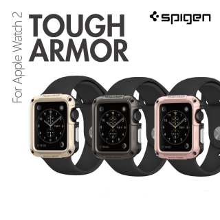 Hàng Chính Hãng Ốp Apple Watch Spigen Tough Armor Series 3 2 1 42mm Chống thumbnail