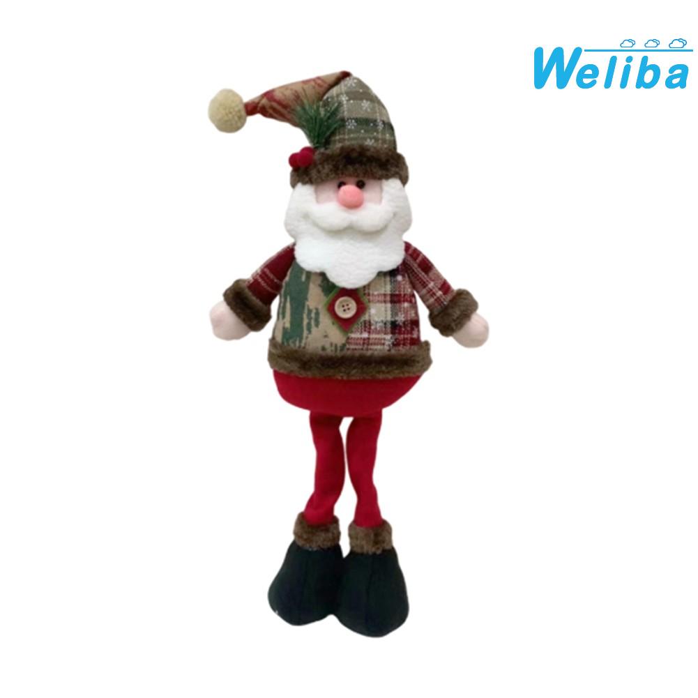【BEAUROOM】 Festive Home Decor Snowman Reindeer Santa Christmas Cloth Figurine Set [good day][New product release] ราคา 139 บาท*ส่งฟรี