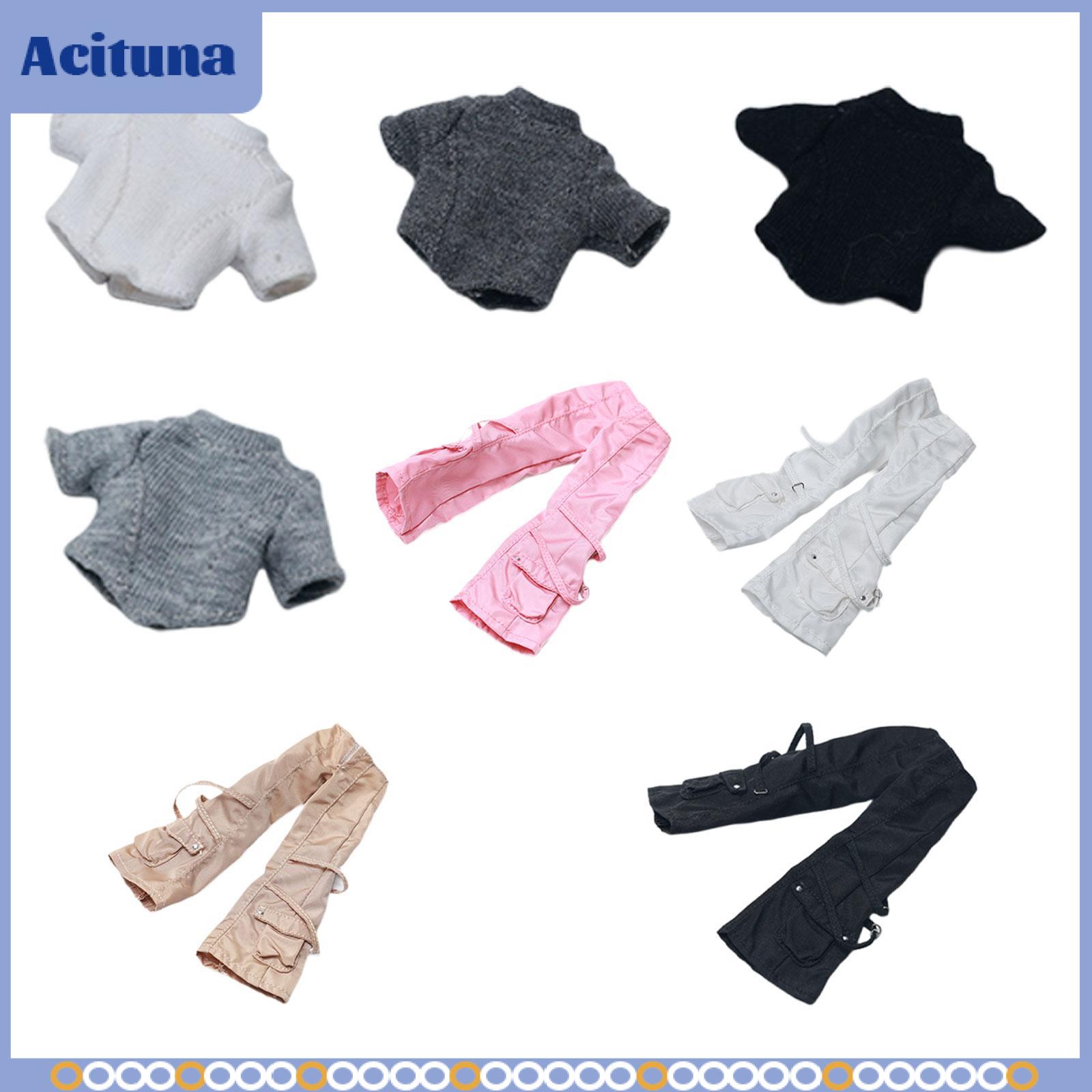 โมเดลฟิกเกอร์ อาร์ตทอย กล่องสุ่มของสะสม Acituna 1/12 Female Action Figure Clothes Fashion Easy to Wear Premium Doll Costume Accessories Trendy Durability Miniature Clothing