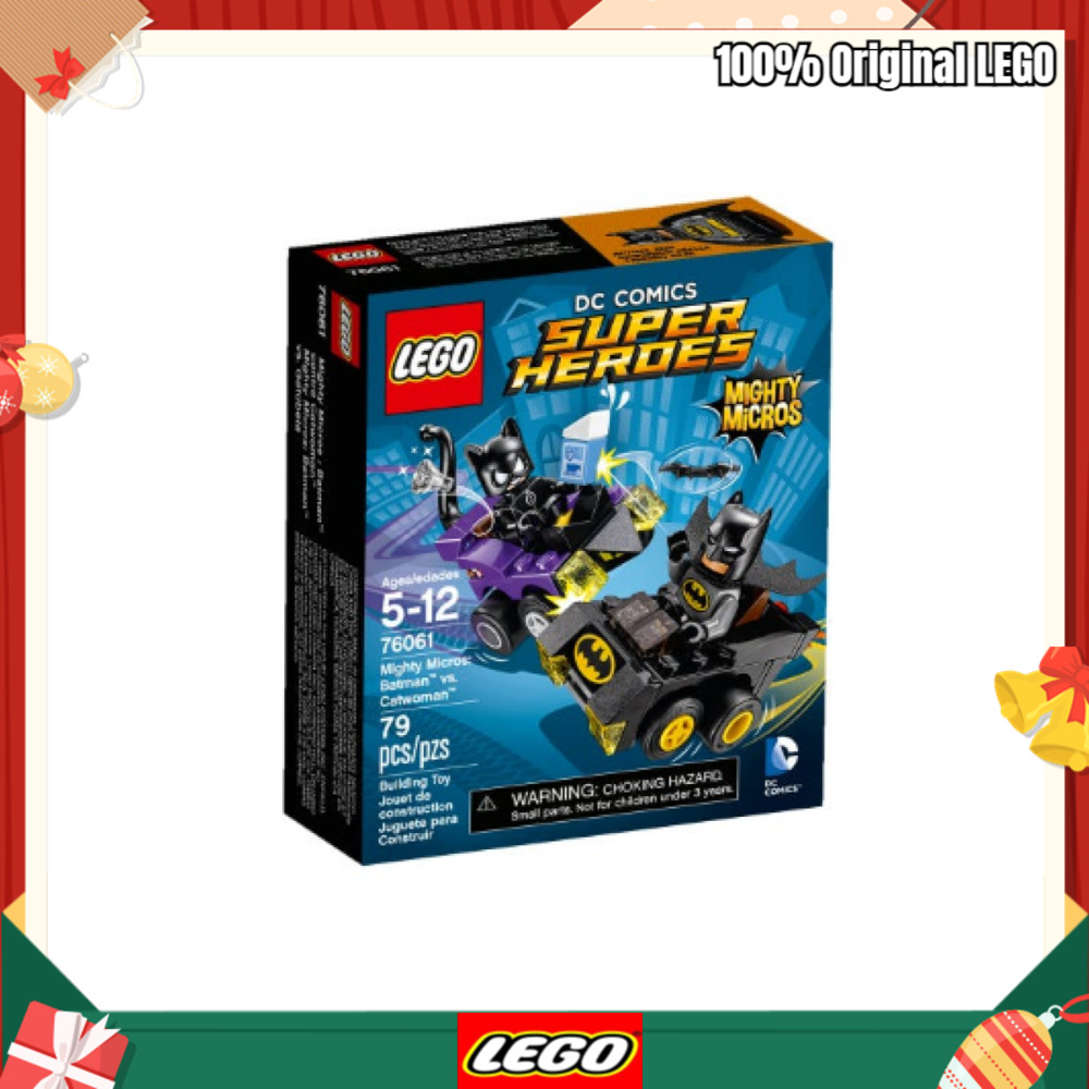LEGO 76061 DC Comics Super Heroes Mighty Micros Batman vs Catwoman 79pcs