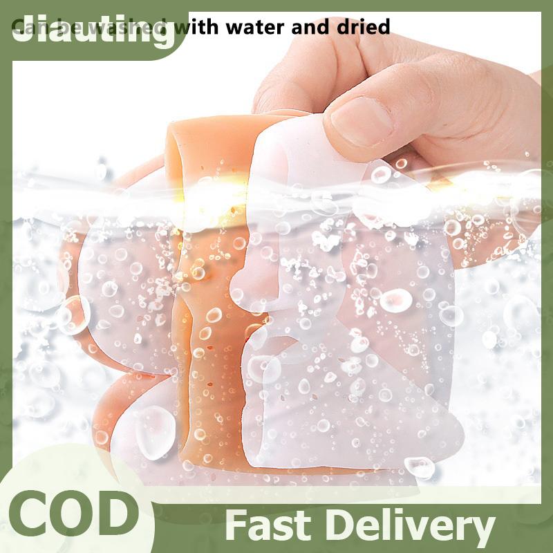 Jiauting 1Pair Soft Forefoot Pads Silicone Gel Pointe Toe Finger Cover Pain Protector High Heels Gel Pads For Feet Ballet Foot Care ราคา 23 บาท*ส่งฟรี