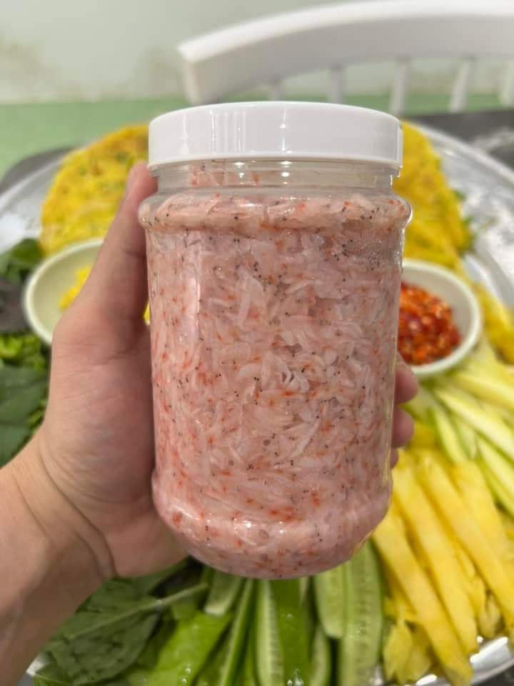 Hũ 500G Mắm Tép Bình Định sẵn gia vị siêu ngon - Mắm Ruốc tép riu Thơm Ngon - Đặc sản Bình Định
