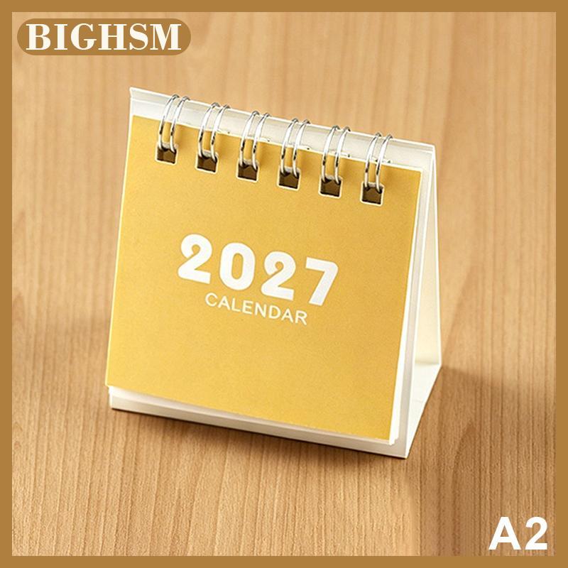 BIGHSM Lịch để bàn 2027 lịch du lịch mini nhỏ gọn hoàn hảo cho gia đình văn phòng trường học giúp lên kế hoạch lịch trình hàng ngày và trang trí nhà cửa