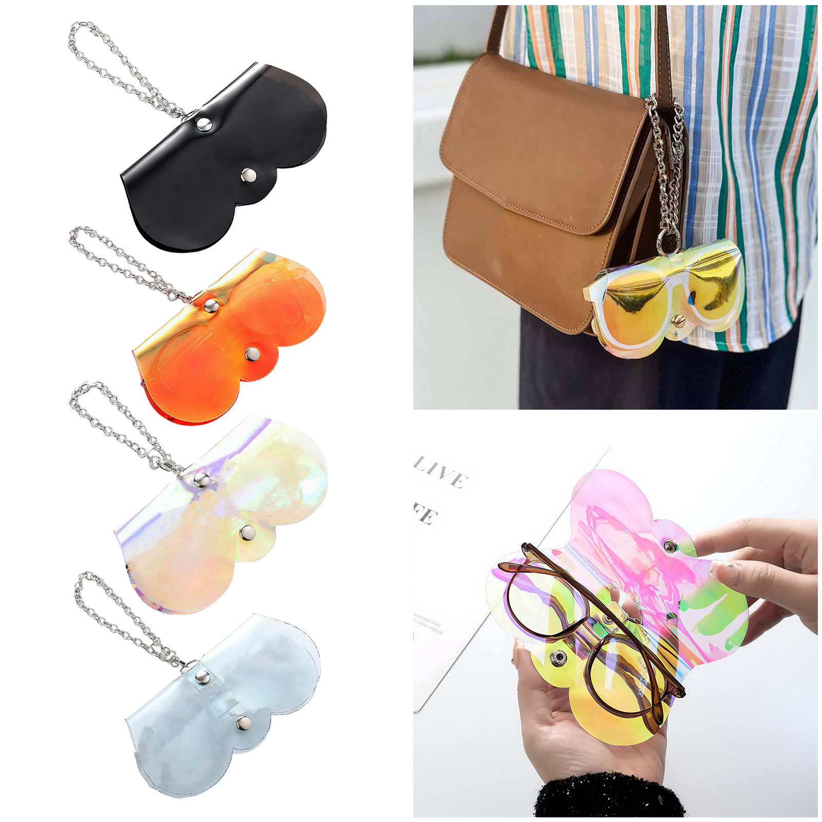 Kính trong suốt trường hợp cặp kính dẻo trường hợp bảo vệ của bạn shades bất cứ nơi nào với của chúng tôi siêu nhẹ kính trường hợp phù hợp với hầu hết các kích cỡ scratch-free ổ lưu trữ di động túi cho kính mát