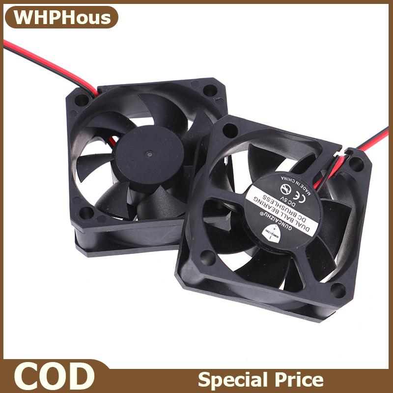 WHPHous 5020 5V 12V 24V 50x50x20มม. 2สาย2ขาอินเวอร์เตอร์พัดลมระบายความร้อน ราคา 82 บาท*ส่งฟรี