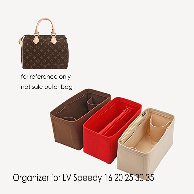 Speedy 25 Bag Organizer / Bag Insert / Louis Speedy 25 Felt -  Singapore