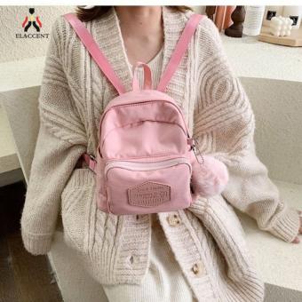Elaccent túi nữ ba lô túi nữ Ba Lô Mini Túi nhỏ phong cách Hàn Quốc Vải oxford thời trang túi nhỏ thường ngày