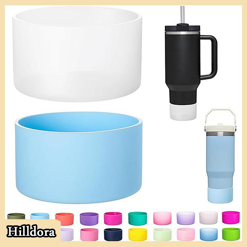 [Hilldora] Silicone khởi động cho Owala chai nước chống trượt dưới Bìa bảo vệ dưới đáy cơ sở bảo vệ Coaster Flask 7.5cm 2.95in