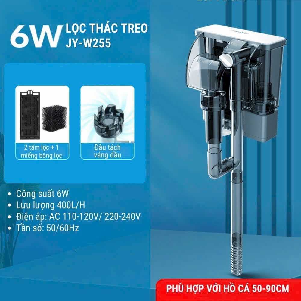 Lọc Thác Treo Bể Cá Cảnh Thuỷ Sinh Jingye JY-W155/255/355 - 3