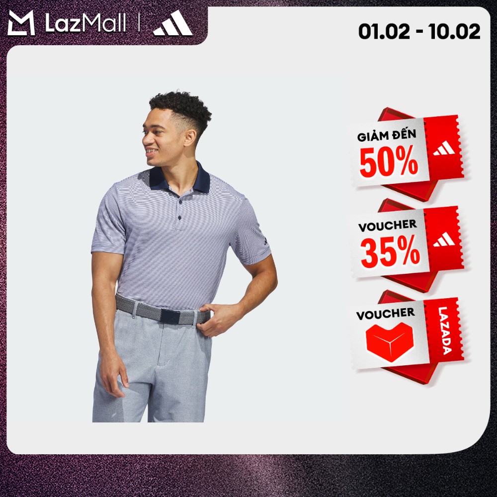 adidas Đánh gôn Áo Polo Ottoman Nam trắng IS7208