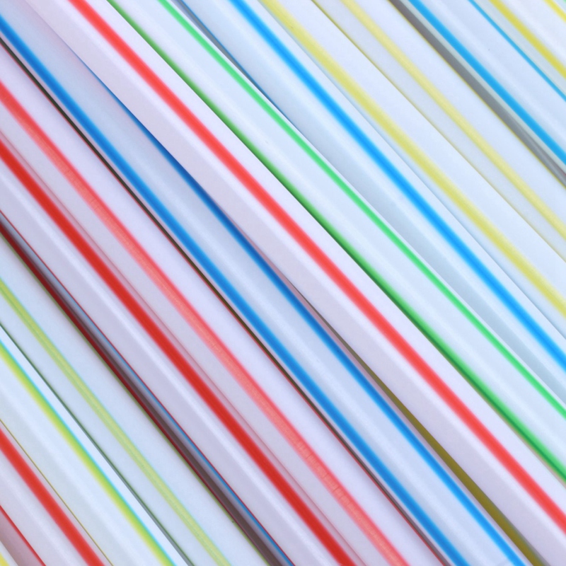 300Pcs Disposable Flexible Straws Plastic Drinking Supplies