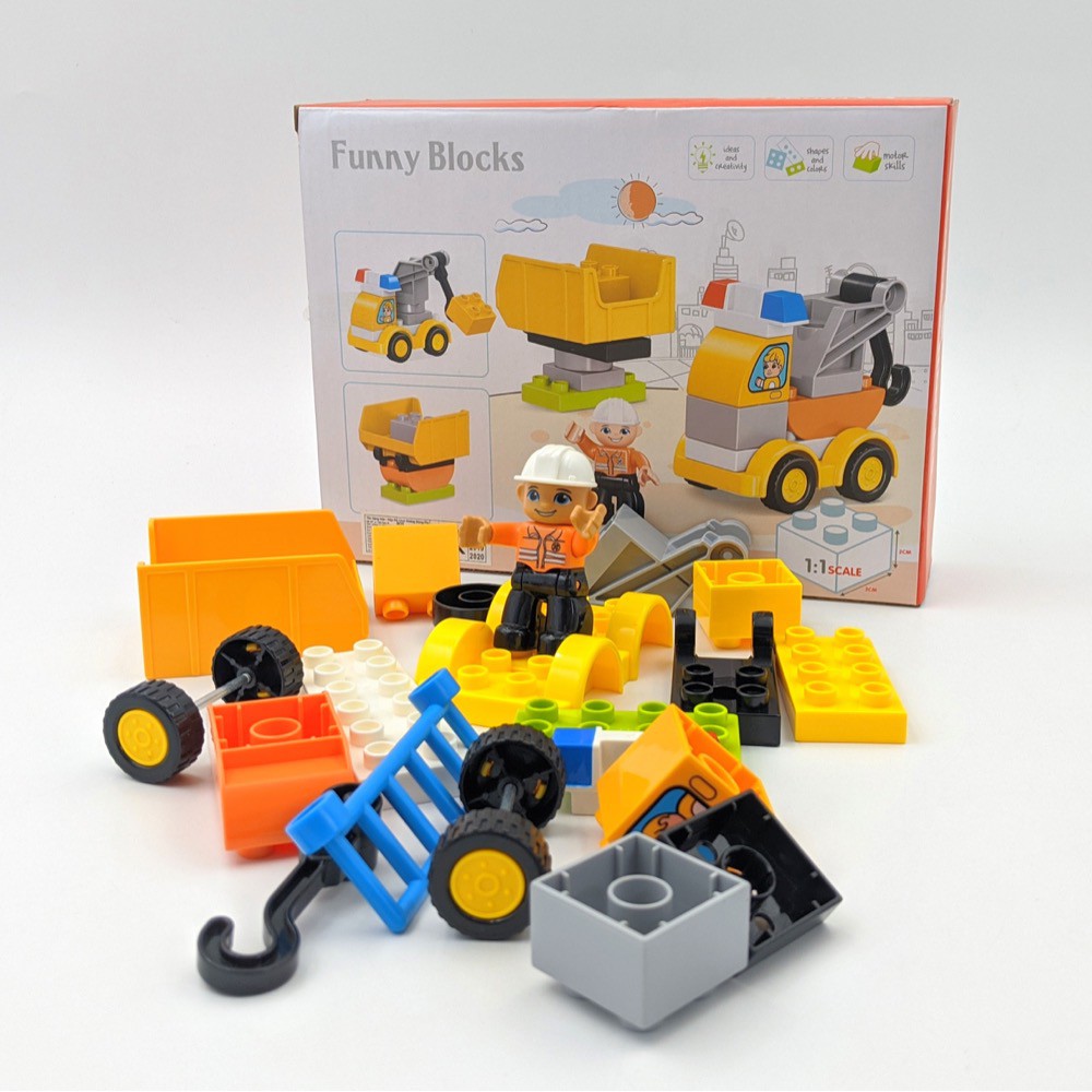 đồ chơi phát triển tư duy sáng tao công trình