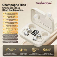 Senbenbao B47 Wireless Earphones 4-in-1 Bluetooth Headphones HiFi LED IPX5 ENC Earbuds Electroplated BT6.0Clip