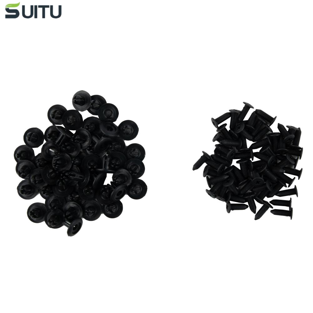 automalls Car Clips For Mazda 3 6 Ford Auveco A17632 50pcs Nylon New Stock 【NEW】 ราคา 136 บาท*ส่งฟรี