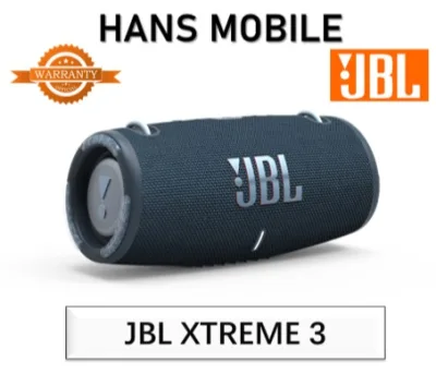 JBL XTREME 3 WIRELESS PORTABLE BLUETOOTH SPEAKER - HANS MOBILE - 1 YEAR OFFICIAL WARRANTY