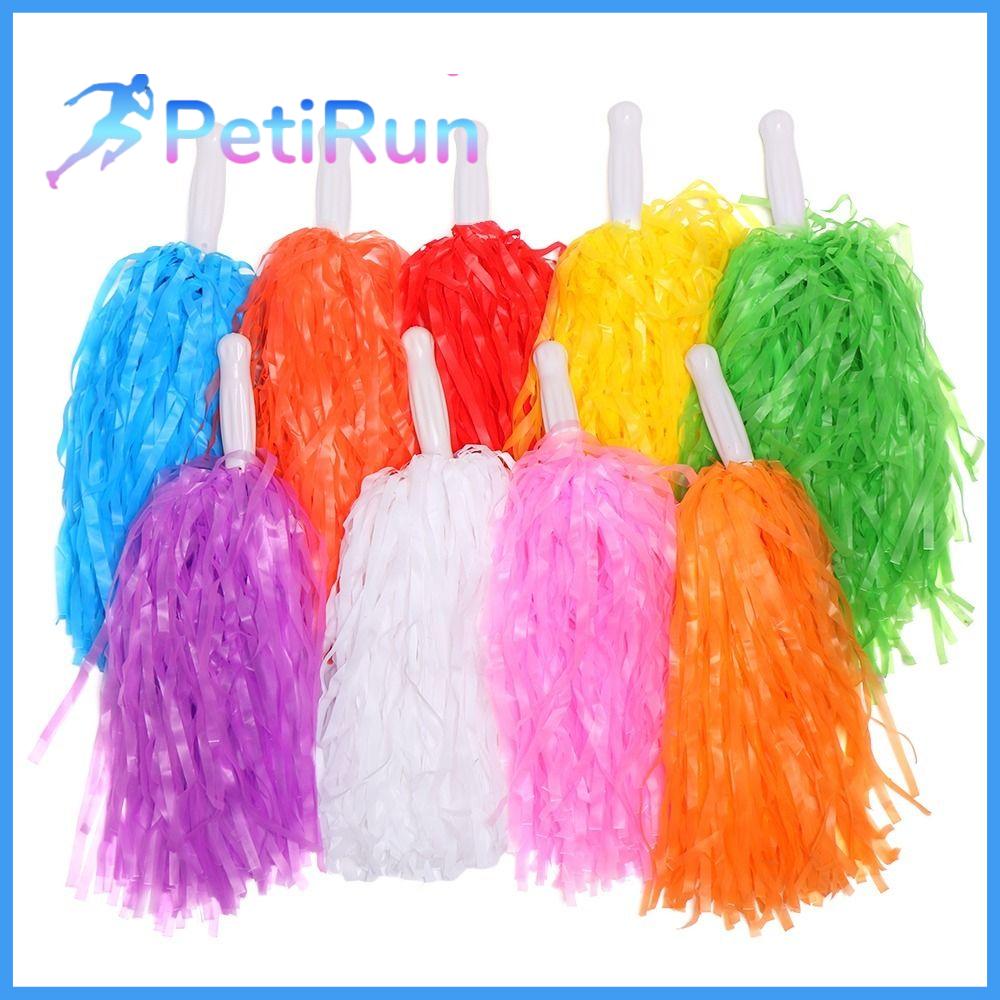 PETIRUN 1pair 9 màu sắc Ưa thích Ăn mặc Trang Phục Cổ vũ Cổ Vũ Bóng Bữa Tiệc khiêu vũ Trang Trí Cheerleader pompoms Câu lạc bộ Thể Thao Cung Cấp